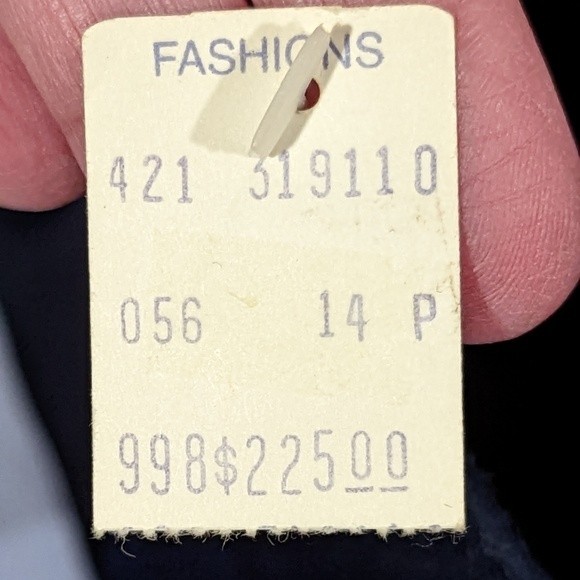 Vintage Pendleton 100% Virgin Wool Blazer Women's Size 14 Petite Navy - Picture 6 of 10